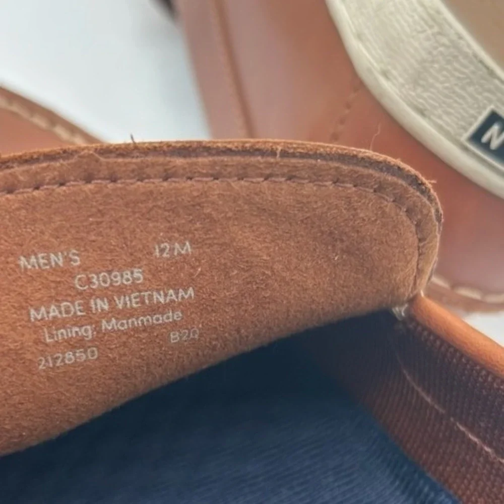 Cole Haan Loafers Men's Size 12 M British Tan Leather Grand.OS Slip On Shoes